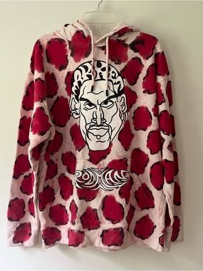 Market Dennis Rodman Hoodie Sweatshirt Rodman XL Graphic Heavyweight Basketball